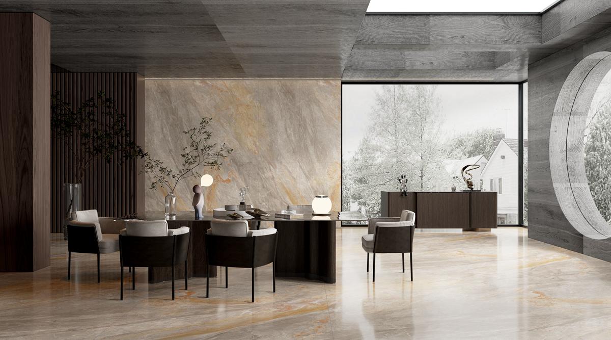 新品推介丨能強(qiáng)900×1800mm現(xiàn)代瓷磚，盡顯空間奢華格調(diào)